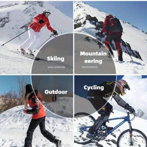 Ski Mask for Men Women Fleece Balaclava Face Covers, Neck Warmer Ear Protection,Outdoor Headwear for Cycling, Running in Saudi Arabia