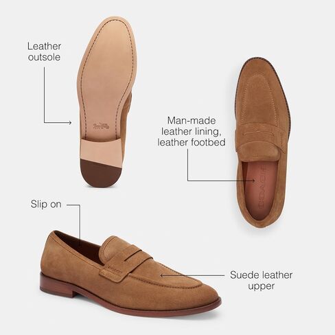 Coach Mens Declan Suede Loafer in Saudi Arabia