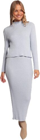 Petal & Pup womens Payton Knitted Set - Light Blue in Saudi Arabia