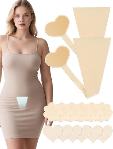 2-Pack C String Thong للنساء مقاس 12-14 XL ملابس داخلية لاصقة غير مرئية سراويل داخلية قابلة لإعادة الاستخدام بدون حمالات in Kuwait