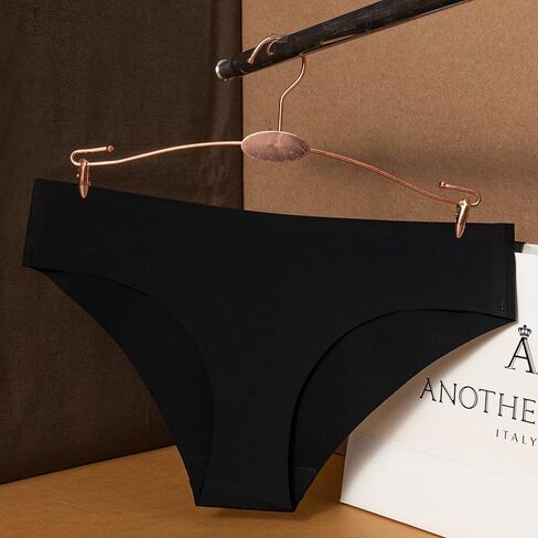 4 Pack Seamless Women Underwear Thongs,No Show Ladies Thong,No Line Workout Breathable Comfortable Panties,Soft Undies in Saudi Arabia