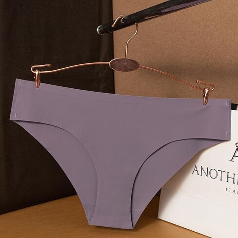 4 Pack Seamless Women Underwear Thongs,No Show Ladies Thong,No Line Workout Breathable Comfortable Panties,Soft Undies in Saudi Arabia