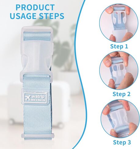 5 PcsLuggage Straps, Portable Colorful Luggage Belt, Add a Bag Luggage Straps Grippers with Release Buckle for Car Travel & Outdoor Use Luggages Suitcases Add a Bag Over Handle, Easy to Carry in Saudi Arabia
