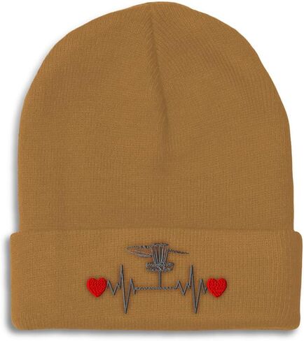 Custom Beanies for Men Disc Golf Throwing Lifeline Game Golfing Golfer Skull Cap Acrylic One Size in Saudi Arabia