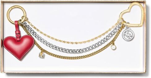 Michael Kors Bag Charm, Gold-Tone/Multi/Jewel Heart in Saudi Arabia