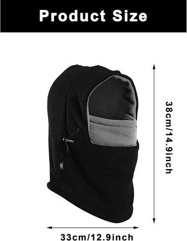 Winter-Fleece-Balaclava Women Men Ski Mask Neck Warm Windproof for Cold Weather Motorcycle Bike Cycling in Saudi Arabia