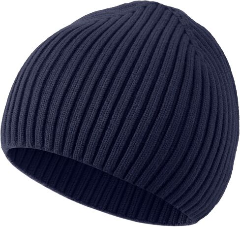 ROYBENS Wool Beanie for Men Women, Seamless Knit Warm Winter Hat Cuffless Soft Trawler Fisherman Beanies Watch Cap Skull Caps in Saudi Arabia
