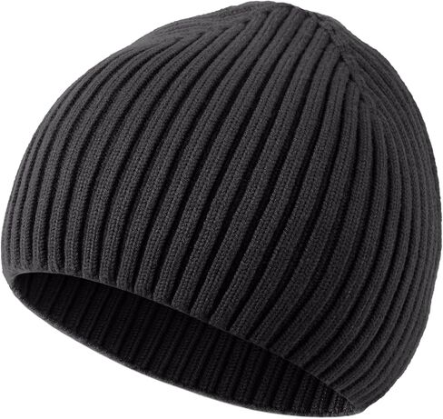 ROYBENS Wool Beanie for Men Women, Seamless Knit Warm Winter Hat Cuffless Soft Trawler Fisherman Beanies Watch Cap Skull Caps in Saudi Arabia