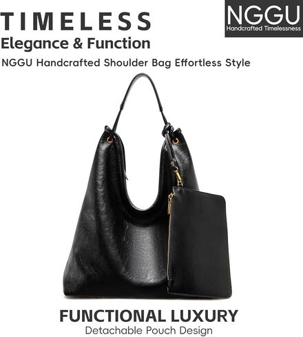 Oversized Slouchy Hobo Bag for Women, Large 15.7" Leather Crossbody Tote & Shoulder Bag with Zipper in Saudi Arabia