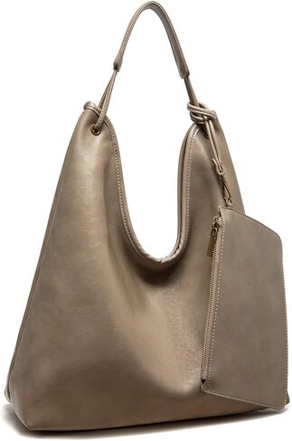Oversized Slouchy Hobo Bag for Women, Large 15.7" Leather Crossbody Tote & Shoulder Bag with Zipper in Saudi Arabia