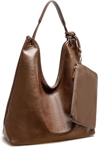 Oversized Slouchy Hobo Bag for Women, Large 15.7" Leather Crossbody Tote & Shoulder Bag with Zipper in Saudi Arabia