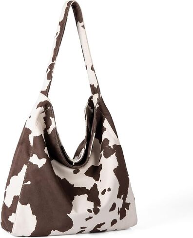 Leopard Tote Bag for Women Cheetah Shoudle Purse Brown Vintage Hobo Bag Large Capacity Tote Bag for Work in Saudi Arabia
