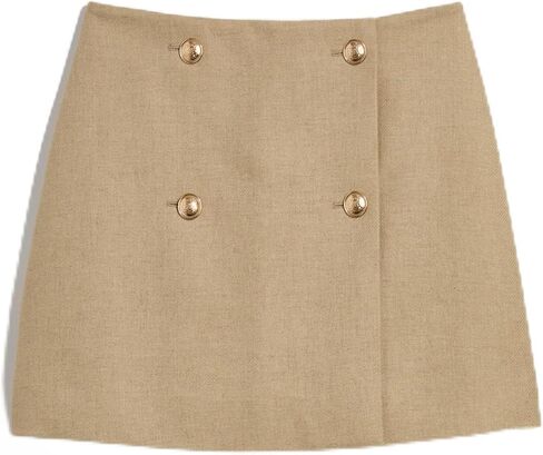 Vineyard Vines Womens Wool Button-Front Mini Skirt in Saudi Arabia