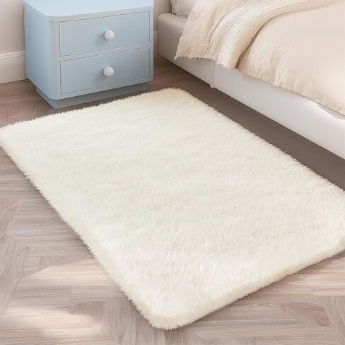 Shag Pink Small Rug 2x3 Area Rugs for Bedroom Dorm Bedside Living Room, Non-Slip Ultra Fluffy Soft Area Rugs for Entry, Kids Room, Study, Office, Playroom, Modern Small Carpet Décor in Saudi Arabia