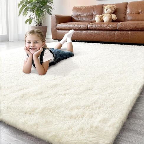 Shag Pink Small Rug 2x3 Area Rugs for Bedroom Dorm Bedside Living Room, Non-Slip Ultra Fluffy Soft Area Rugs for Entry, Kids Room, Study, Office, Playroom, Modern Small Carpet Décor in Saudi Arabia