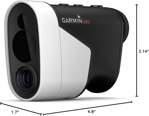 Garmin Approach Z82، محدد المدى بالليزر للجولف GPS، دقة في نطاق 10 بوصات من العلم، تراكبات ملعب ثنائية الأبعاد (متجددة)، أبيض in Saudi Arabia