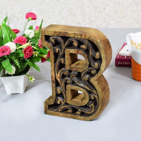 ديكور جداري صديق للبيئة مصنوع يدويًا على شكل حرف B لغرفة الدراسة، وغرفة الأطفال، وغرفة المعيشة، والقاعة، والمقصورة، والمكاتب in Kuwait