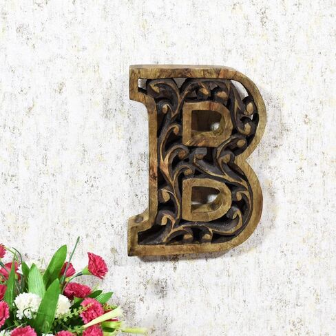 ديكور جداري صديق للبيئة مصنوع يدويًا على شكل حرف B لغرفة الدراسة، وغرفة الأطفال، وغرفة المعيشة، والقاعة، والمقصورة، والمكاتب in Kuwait