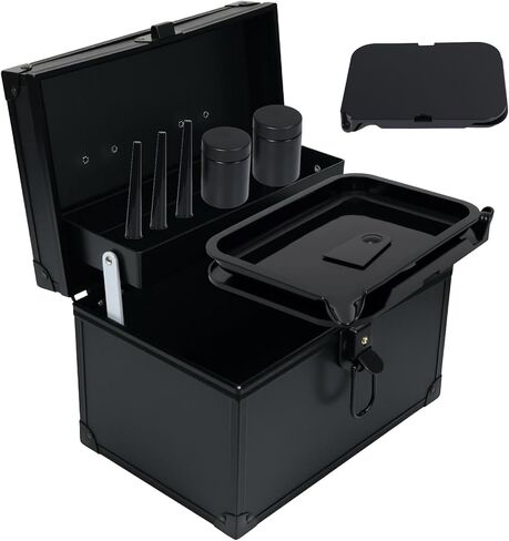 صندوق قفل مقاوم للرائحة مقاس 10 بوصة - حاوية تخزين كبيرة محكمة الغلق للمنزل والسفر، اختيار مثالي للهدايا in Kuwait