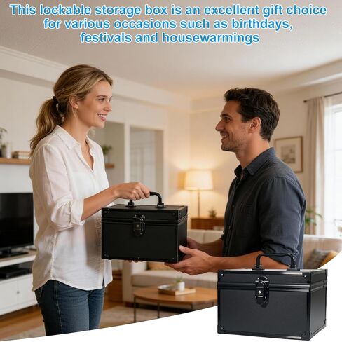 صندوق قفل مقاوم للرائحة مقاس 10 بوصة - حاوية تخزين كبيرة محكمة الغلق للمنزل والسفر، اختيار مثالي للهدايا in Kuwait