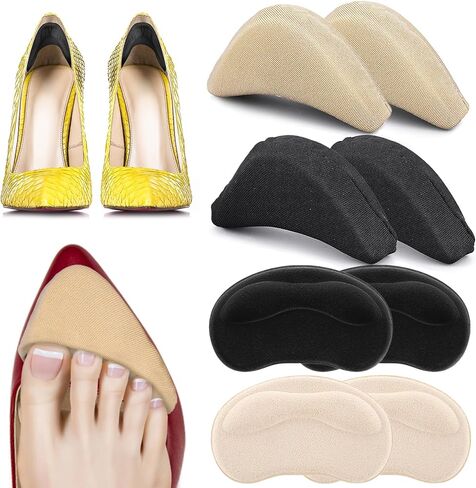 Heel Pads for Women and Men Shoe Filler Inserts for Loose Shoes Heel Grips Liner Cushions Inserts with Toe Fillers in Saudi Arabia