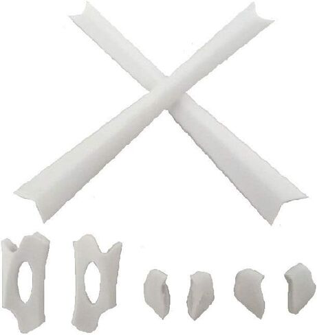 Galaxy Nose Pads & Earsocks Rubber Kits For Oakley Flak Jacket XLJ Black/White Color in Saudi Arabia