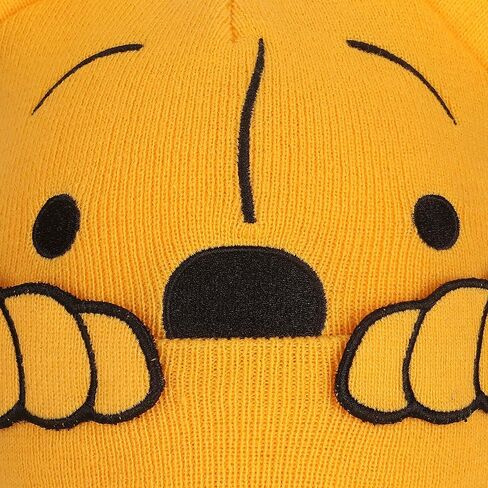 Disney Winnie The Pooh Adult Cuffed Knit Beanie Yellow in Kuwait