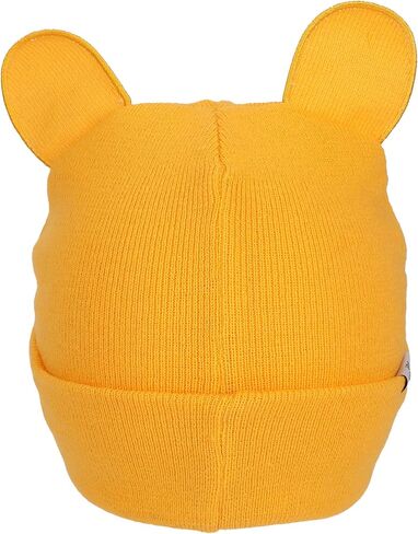 Disney Winnie The Pooh Adult Cuffed Knit Beanie Yellow in Kuwait