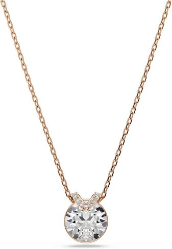 Swarovski Bella V set, Round cut, White, Rose gold-tone finish in Saudi Arabia