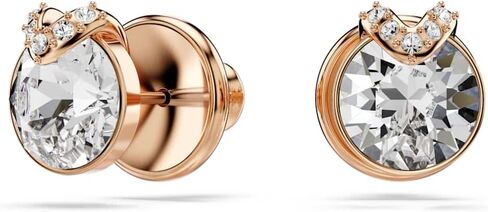 Swarovski Bella V set, Round cut, White, Rose gold-tone finish in Saudi Arabia