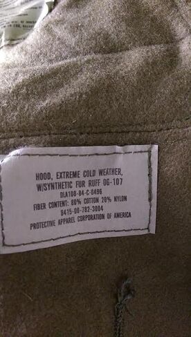 GI Extreme Cold Weather Parka Hood M65 Jacket Hood in Saudi Arabia
