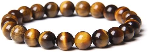 Money Attraction Bracelets for Women Men Natural Stone Tiger Eye Handmade Stretch Attracts Money Wealth Beads Bracelet Yoga Jewelry Gifts in Saudi Arabia