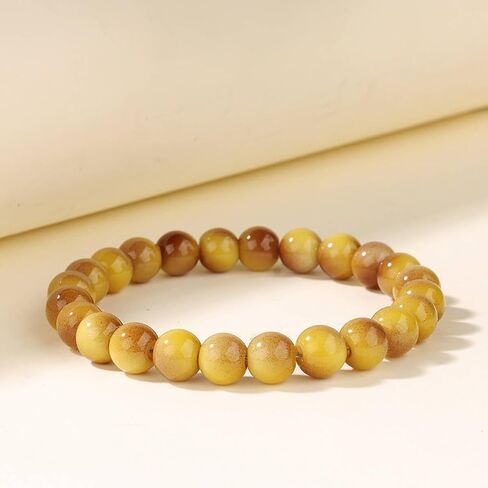 Money Attraction Bracelets for Women Men Natural Stone Tiger Eye Handmade Stretch Attracts Money Wealth Beads Bracelet Yoga Jewelry Gifts in Saudi Arabia