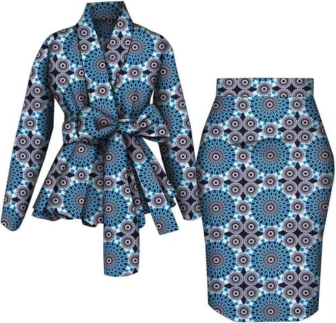 African Clothes for Women Wedding Ankara Dashiki Party Outfits 2 Piece Set African Top and Skirts Lady African Attire in Saudi Arabia