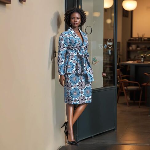 African Clothes for Women Wedding Ankara Dashiki Party Outfits 2 Piece Set African Top and Skirts Lady African Attire in Saudi Arabia