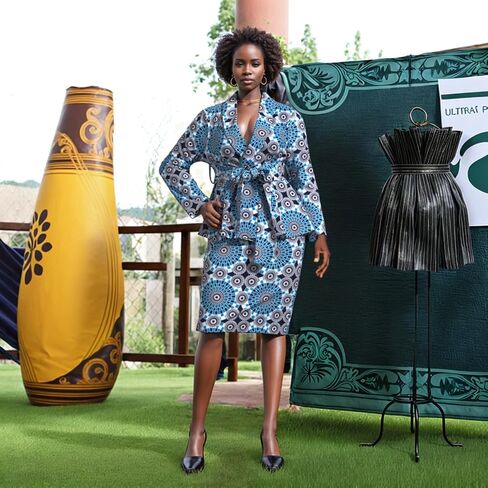 African Clothes for Women Wedding Ankara Dashiki Party Outfits 2 Piece Set African Top and Skirts Lady African Attire in Saudi Arabia