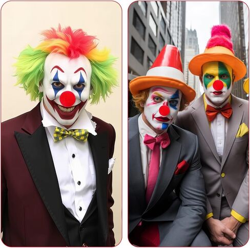25 Pcs Red Clown Nose, 1.97 Inch Cosplay Clown Nose Soft Red Adult Clowns Noses for Men Women Family Fun Sports Watch Halloween Christmas Comic Costume Party Clowns Accessories in Saudi Arabia