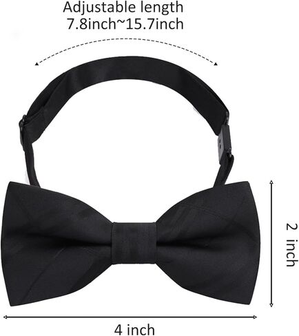 Wedding Party Gifts Outfit - Ring Bearer & Flower Girl Accessories - Include Ring Bearer Box, Mission Card, Sunglasses, Bow Tie, Earpiece in Saudi Arabia