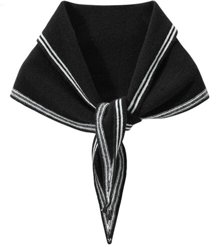Cashmere Triangle Scarf 100% for Women Winter, Wool Scarf Neck Warmer, Warm Triangle Shawl, Womens Long Soft in Saudi Arabia