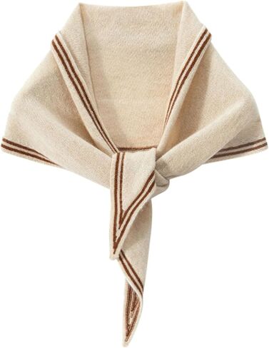 Cashmere Triangle Scarf 100% for Women Winter, Wool Scarf Neck Warmer, Warm Triangle Shawl, Womens Long Soft in Saudi Arabia