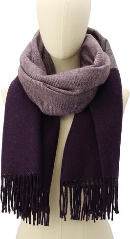 Michael Kors Women's Colorblock Signature Double Face Wrap, Stylish Fashion Accessory, Ideal for Cold Weather in Saudi Arabia