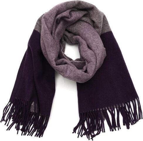 Michael Kors Women's Colorblock Signature Double Face Wrap, Stylish Fashion Accessory, Ideal for Cold Weather in Saudi Arabia