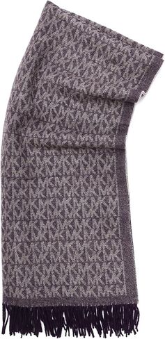 Michael Kors Women's Colorblock Signature Double Face Wrap, Stylish Fashion Accessory, Ideal for Cold Weather in Saudi Arabia