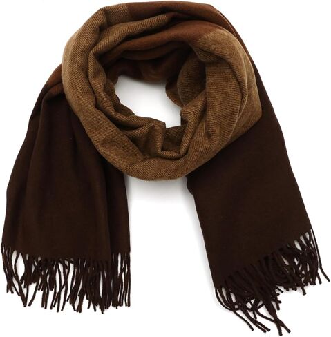 Michael Kors Women's Colorblock Signature Double Face Wrap, Stylish Fashion Accessory, Ideal for Cold Weather in Saudi Arabia
