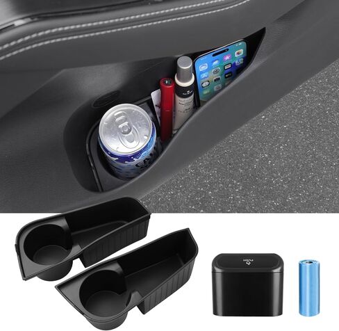 Under Screen Storage Organizer for 2016-2025 Tesla Model Y/Model 3 Accessories, Hidden Center Console Storage Box Tray with Anti-Slip Silicone Pad for Model 3 Model Y Interior Accessories in Kuwait