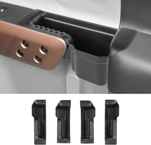 Under Screen Storage Organizer for 2016-2025 Tesla Model Y/Model 3 Accessories, Hidden Center Console Storage Box Tray with Anti-Slip Silicone Pad for Model 3 Model Y Interior Accessories in Kuwait