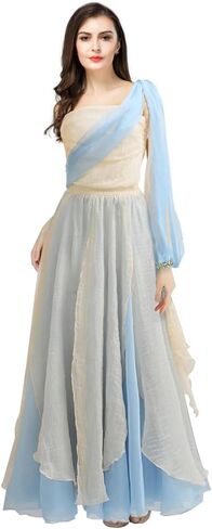 ROYAL SMEELA Jasmine Costume Arabian Princess Costume Chiffon Fairy Skirt Tube Top Aladdin Halloween Outfit Party Cosplay in Saudi Arabia