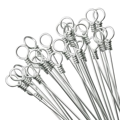 14 Foot Long Bale Wire, 14 Gauge Single Loop Bundle Baling Wire, 80 Pieces Galvanized Baler Wire for Horizontal and Vertical Closed Door Manual Tie Balers in Kuwait