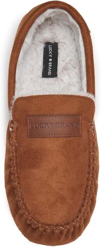Lucky Brand Men's Moccasin Slippers – Cozy Indoor Footwear with Soft Lining in Saudi Arabia