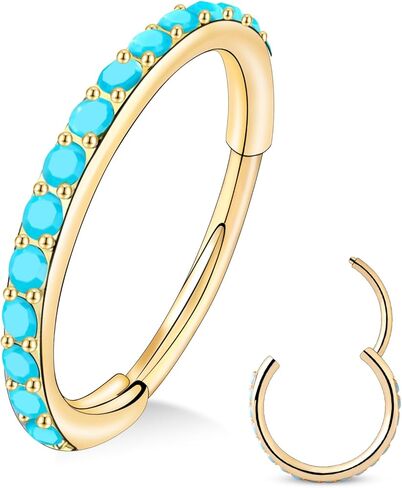 ONESING 20G حلقة الأنف هوب الفولاذ المقاوم للصدأ الأنف هوب هيبوالرجينيك يتوقف هوب حلقات الأنف ثقب الأنف المجوهرات الحاجز الحلزون الغضروف محارة الشفاه الزنمة ثقب الجسم للنساء الرجال 6 مم 8 مم 10 مم in Saudi Arabia